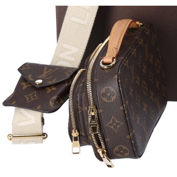 Louis Vuitton Utility Crossbody Monogram Shoulder Bag M80446 w Pouch - Picture 5 of 8